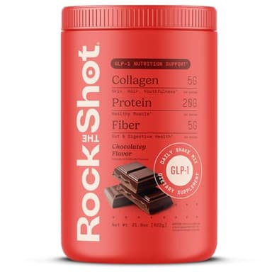 GLP-1 Nutritional Support Supplement, Chocolate 21.9oz – Protein & Vitamin Doctor-Designed Daily Shake for GLP1 Users with Fiber, Collagen & BCAAs, Helps Maintain Nutritional Balance