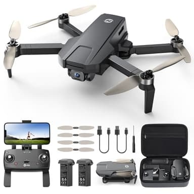 Holy Stone HS720S GPS Drone with Camera for Adults 4K Video, under 249g, 5G 2KM Tranmisson, Smart Fly, Follow Me, 2 Batteries 42-Min Flight Time, Auto Return, Beginner Friendly Mode