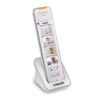 VTech SN5307 Amplified Photo DIAL Accessory Handset with Big Buttons & Large Display for SN5127 & SN5147 Senior Phone Systems, Photo Dial Handset, Cordless Phone System