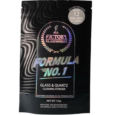 Victory Glassworks Glass & Quartz Cleaning Powder, Formula No. 1, 7.5oz