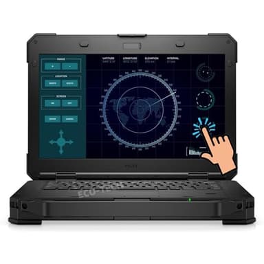 Dell Latitude 5424 Rugged Laptop Touchscreen, 14in FHD(1920x1080) Tough Laptop, Core 8th Gen i5-8350 3.6GHz, 32GB RAM, 512GB SSD, WiFi, Bluetooth, Win10 pro(Renewed)