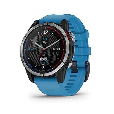 Garmin quatix® 7 Standard Edition, Marine GPS Smartwatch, Tide Changes and Anchor Drag Alerts, Waypoint Marking