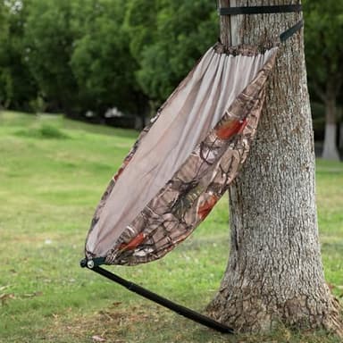 ZAIXIA Camo Tree Camping Chair Hunting Hammock Seat Hunting Chair Portable and Light Weight Camping Stool on Tree
