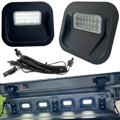 autboom LED Tailgate Step Light Truck Bed Multi-Pro Lamp Assembly Repacement for 2020-2025 GMC Sierra 1500 2500 HD 3500 HD,2020-2025 Chevrolet Silverado 1500 2500HD 3500 HD accessories