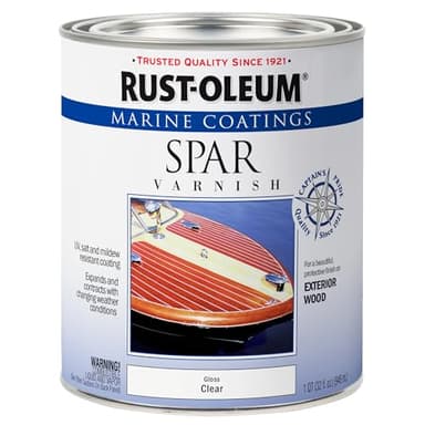 Rust-Oleum 207008 Marine Spar Varnish, Quart