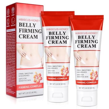 2Pack Hot Cream, Belly Firming Cream with Hibiscus & Honey, Cellulite Cream for Thighs, Arms, and Belly, Belly Fat Burner for Women& Men.