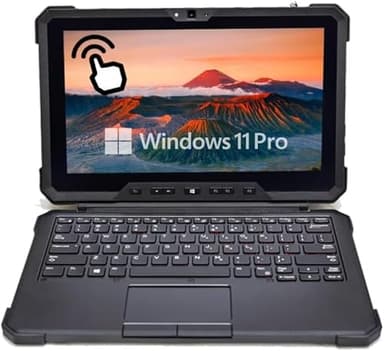 Dell Latitude 7212 Rugged Extreme Laptop, 11.6” FHD(1920X1080) Touchscreen Tablet, Core i5-7300, 512GB SSD, 8GB RAM, Military Computer with Backlit Keyboard, Windows 11 pro (Renewed)