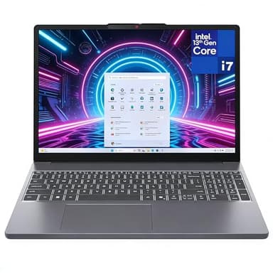 Lenovo ideaPad 3 Laptop Computer, Intel Core i7-13620H (10C/16T), Office 365, 24GB DDR5 RAM, 1.5TB Storage (1TB SSD + 500GB ext), 2X 4K Output, Copilot AI, 16" FHD+, WiFi 6, Gray, Windows 11 Home