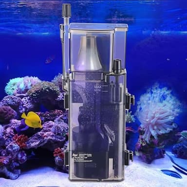 AQQA Aquarium Protein Skimmer for Saltwater Fish Tank Nano Surface Skimmer Filter Pump 79GPH Ultra Quiet for 50-80 Gallon Tank