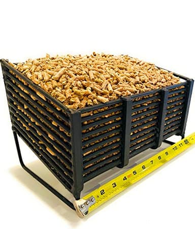 Small Pellet Basket, Heating Source Using Wood Pellets in Your Wood Stove or Fireplace