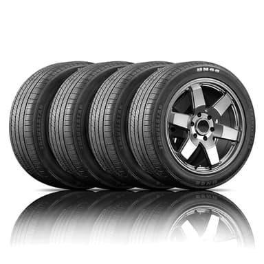 Set of 4 (Four) Travelstar UN66 225/55R18 98V All-Season High Performance CUV/SUV Tires 225/55/18- Includes Three-Year Road Hazard Warranty UTQG 520AA (Tire Only)