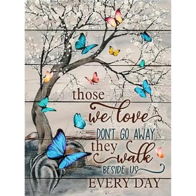 BOHADIY Butterfly Diamond Painting Kits for Adults 5D Diamond Art Kits for Adults Kids Beginner, DIY Full Drill Diamond Dots Paintings with Diamonds Gem Art and Crafts for Adults Home Wall Decor