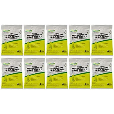 RESCUE! Yellowjacket Attractant – for RESCUE! Reusable Yellowjacket Traps – 4 Week Supply - 10 Pack