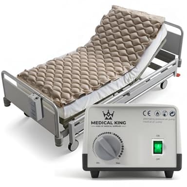 Alternating Air Pressure Mattress Pad with Electric Quiet Pump System for Hospital, Home Use