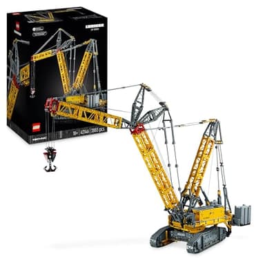 LEGO 42146 Technic Liebherr Crane LR 13000 Model Building Kit with Construction Vehicles, Construction Kit for Adults, Vehicles with Remote Control via CONTROL+ App, Construction Set with Realistic