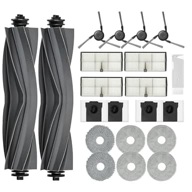 Replacement Parts Accessories for Dreame X40 Ultra Complete L40 Ultra AE/CE X40 Master MOVA P10 Pro P50 Pro Ultra Mop Pads X6; Dust Bag X4; Filter HEPA X4; Main Brushes X2; Side Brushes X4