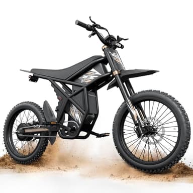 Bootime 3000W Electric Dirt Bike for Adults GT73Pro Electric Bike for Teens 50MPH Max Speed,Fast Charge(60V 36AH) Battery,85+Miles 25''*4.0 Fat Tire Ebike with Full Suspension Dual Hydraulic Brakes