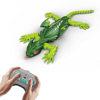 eryxo Wall Crawler Lizard, Rechargeable Remote Control Robot Kids Toys, Climbs up Walls, RC Robot Toys for Boys & Girls Ages 8 & Up Green