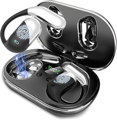 Paekole Midnight Black Bluetooth 6.1 Real-Time Translation Earbuds, 198 Languages Translator Earbuds, 3-in-1 Translation Device, Translation Earphones with Charging Cradle for Travel & Learning