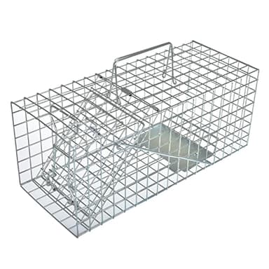 Anyhall Squirrel Trap Heavy Duty Humane Live Animal Cage Trap (No Assembly Required) - 17" x 7" x 7"