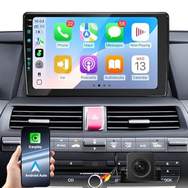 10.2 Inch Car Radio Stereo Upgrade Android 13 for Honda Accord 8th 2008-2013 with CarPlay Android Auto 1080P Backup Camera/BT5.4 ((4Ram 64Rom) 10.2)