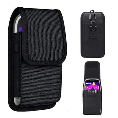 Covthch Compatible for Nokia 105 4G /Nokia 110 4G /Nokia 225 /Nokia 3210 /Nokia 6300 / Artfone A400 / Artfone C1+ 4G / BLU Advance L5 / AGM M9 / Alcatel 1 Case, Holster Case w Belt Clip & Card Holder