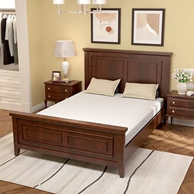 PayLessHere Queen Size Mattress,Fiberglass Free 6 Inch Green Tea Cooling Gel Memory Foam Mattress in a Box,Medium-Firm,Pressure Relief&Temperature Regulation,CertiPUR-US Certified,White