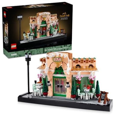 LEGO Icons French Café Paris Building Kit - DIY Set for Adults - Collectible Bedroom and Home Decor - Display for Home or Office - Gift for Birthdays - 10362