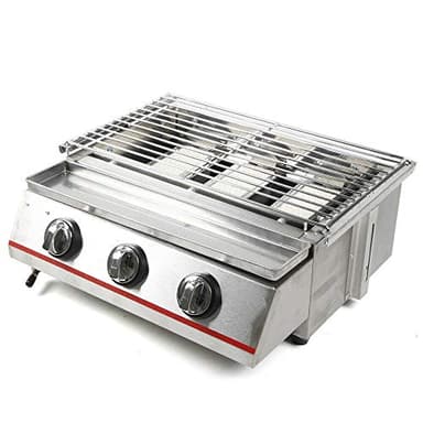 Propane Infrared Steak Grill - Efficient Heating Outdoor Portable Gas Grill with Vertical Cooking, Stainless Steel Single Burner, Perfect for Steak, Ribeyes, Picnic, BBQ