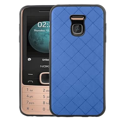 ELISORLI Compatible with Nokia 225 4G 2020 case Rugged Thin Slim Cell Accessories Anti-Slip Fit Rubber TPU Mobile Phone Protection Full Body Shockproof Cover for Nokia225 G4 TA-1282 Women Men Blue