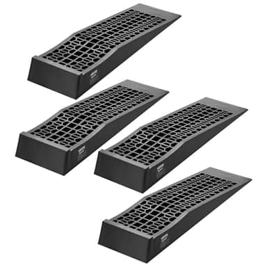 VEVOR Car Ramps, 4 PCS 20000 lbs GVW Capacity, 2.56 in Lift Height, Portable Low Profile Car Service Ramps for Home Garage Maintenance & Oil Changes, Heavy Duty for Low Chassis Vehicle & Support Jack