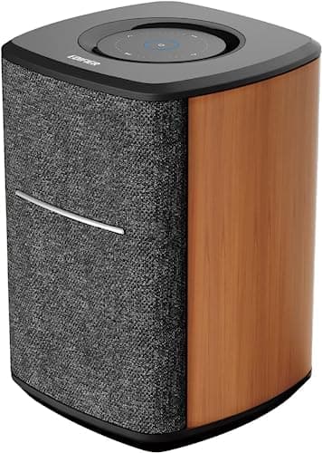 Edifier WiFi Smart Speaker Without Microphone, Works with Alexa, Supports AirPlay 2, Spotify,Tidal Connect, 40W RMS One-Piece Wi-Fi and Bluetooth Sound System, No Mic, MS50A