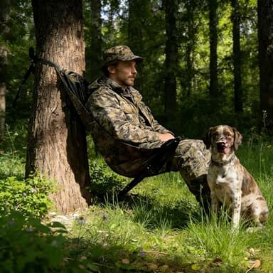 Outdoors Low Down Hunting Tree Seat,Adjustable Height,Camping Chair Turkey Hunting Chair Hunting Hammock Chair Portable and Light Weight Camping Stool on Tree