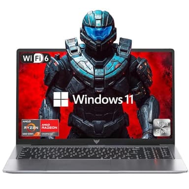 KAIGERR 2025 AMD Laptop, 16.0inch Laptop Computer with AMD Ryzen 7 5700U(8C/16T, Up to 4.3GHz), 16GB RAM 512GB NVMe SSD Windows 11 Laptop, Radeon RX Vega 8 Graphics,WiFi 6, Backlit KB