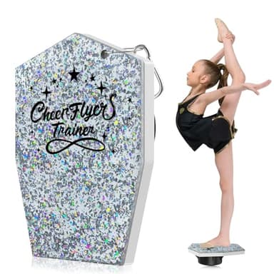 Cheerleading Balance Trainer, Stunt Training Stand, Cheer Flyer Stand Balance and Flexibility Trainer for Flexibility Core Strength Training, Portable Cheer Stunt Stand, Cheer Equipment for Flyers