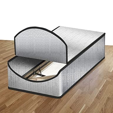 Eapele Attic Stairs Insulation Cover Tent Premium Energy Saving, 25”x54”x11” for Pull Down Stairs, Double Bubble Reflective Radiant Barrier Reflects 95% of Radiant Heat