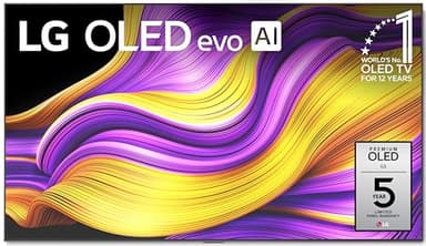LG 77-Inch Class OLED evo AI Super Upscaling 4K G5 Series Smart TV w/Dolby Atmos, Vision, HDR10, Filmmaker Mode, Wow Orchestra, Alexa Built-in (OLED77G5WUA, 2025)