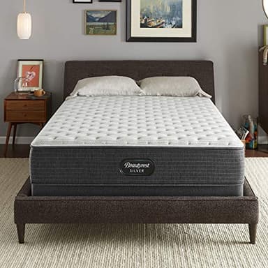 Beautyrest Silver BRS900 12” Extra Firm King Mattress, Cooling Technology, Supportive, CertiPUR-US, 100-Night Sleep Trial, 10-Year Limited Warranty