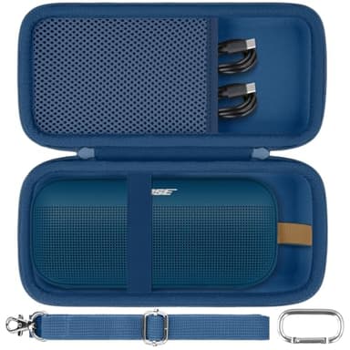 co2CREA Hard Travel Case Replacement for Bose New SoundLink Flex 2nd Gen/Bose SoundLink Flex Bluetooth Portable Speaker (Twilight Blue Case)