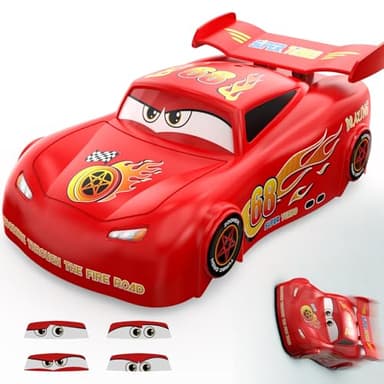 JOI MEW Wall Climbing RC Car Toy with Expression Stickers, 360° Rotating Remote Control Stunt Car, Rechargeable Toy Car for Kids Boys Girls Ages 3-12 Indoor Gift