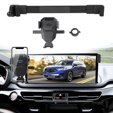 Sunsdrew Car Phone Holder for 2022-2025 Acura MDX Accessories,Adjustable GPS Acura MDX Phone Mount for 12.3-inch Screen,Hands-Free Ultra Stable Air Vent Phone Stand