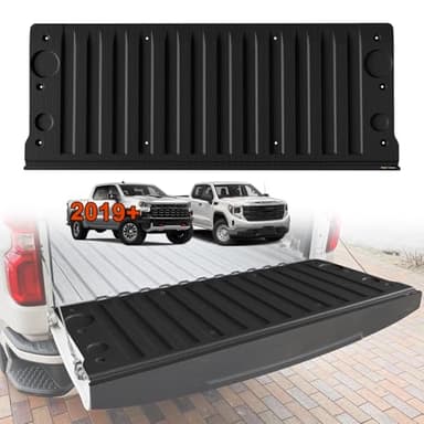 TripleAliners Truck Mat Compatible with 2019-2026 Chevy Silverado & GMC Sierra 1500 Standard Tailgate Accessories,Tailgate Mat Custom Fit All Weather Pickup Liner, Not Multipro Tailgate/Drop-in Liners