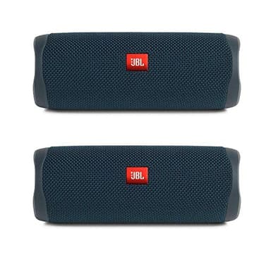 JBL Flip 5 Bundle, Blue (Pack of 2)