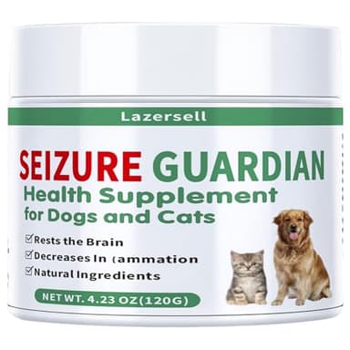 Seizure Guardian for Dogs and Cats - Natural Herbal Help Relieve Anxiety - Slows Seizures, Rests The Brain, Decreases Inflammation