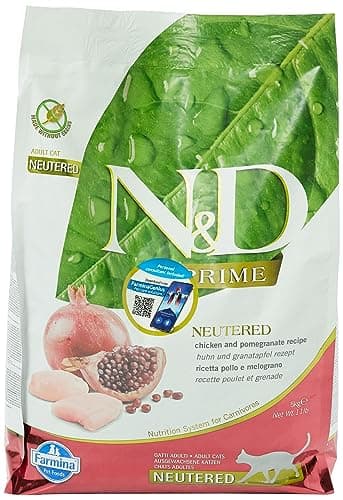 Farmina N&D GF Chicken and Pomegranate Neutured Cat - 11 LB Bag