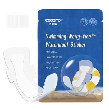 Waterproof Pads for Swimming, Skin Friendly Private Area Protection, Waterproof Private Patches, Dirt Prevention for Swimming, Daily Activities, Bathing, Spa & Water Sports (1)