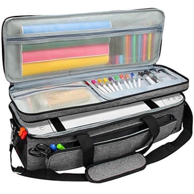 Cricut Explore Air 1 2 3 Carrying Case, Luxiv Double-Layer Bag for Cricut Maker 1 2 3