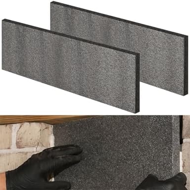 Pangda 2 Pcs Crawlspace Vent Foam DIY Polyethylene Foam Block Sheet for Shipping, Packing, Tools, Crafts, Moving, Cases and Toolbox Storage(8.25 x 16.25 Inch)