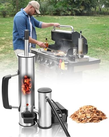 Smoke Generator For Cheese, Smoke Tube For Pellet Smoker, Portable Electric Smoke Maker Outdoor Smoker Accessories, Hot or Cold Smoking Attachment for any Grill or Smoke, Best Gifts for Men, Dad