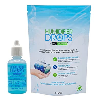 The Original Humidifier Drops - Premium Food Grade Concentrate, Slows Down Residue Accumulation on Surfaces, Minimizes Scaling - Freshens Water in All Humidifier Models, 100+ Day Supply, Made in USA